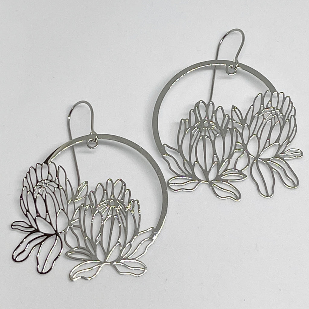 ‘Protea’ in silver