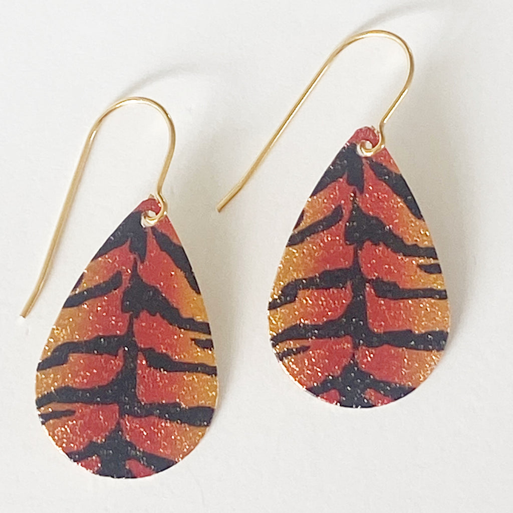 ‘Patterned Teardrops’ - Tiger