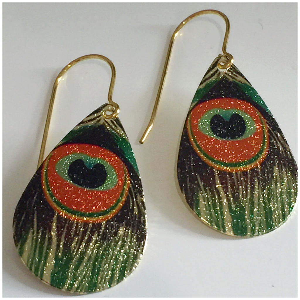 ‘Patterned Teardrops’ - Peacock