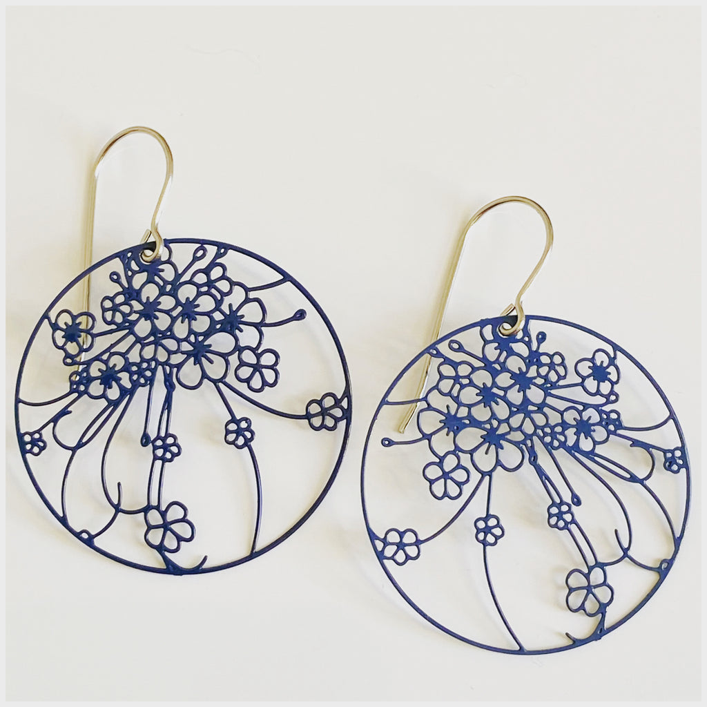 ‘Meadow’ in navy blue
