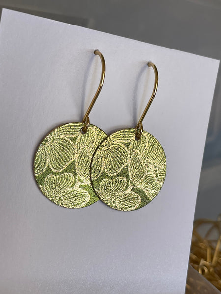 ORIGINALS ‘Patterned Discs’ - Claudia forest green