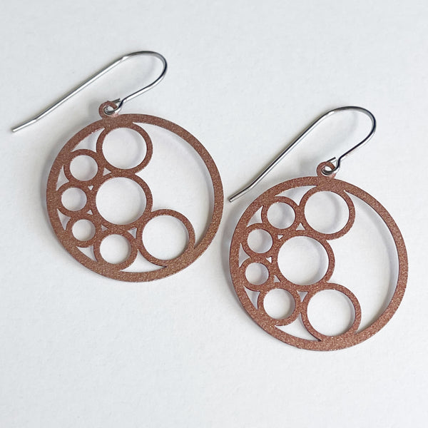 ‘Circles’ in metallic coffee