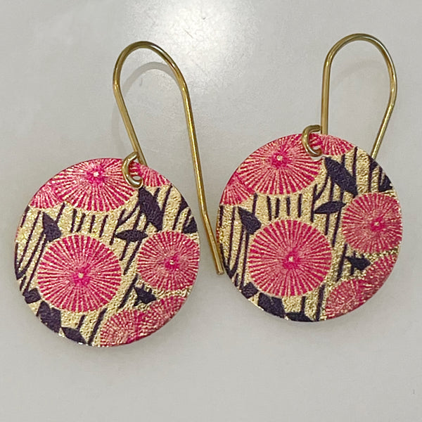 ORIGINALS ‘Patterned Discs’ - Marigold Pink’