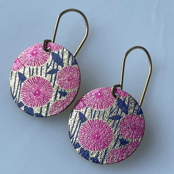 ORIGINALS ‘Patterned Discs’ - Marigold Pink’
