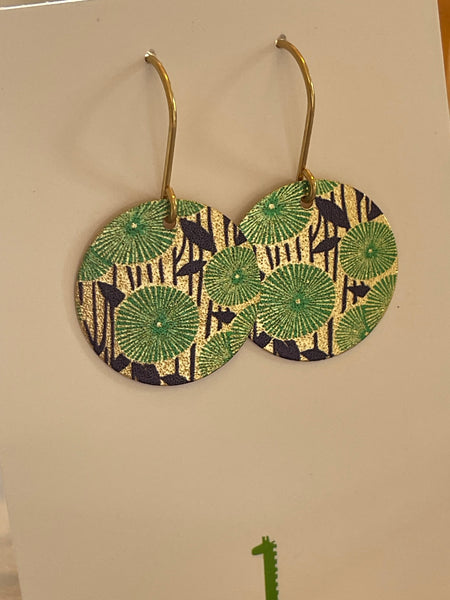 ORIGINALS ‘Patterned Discs’ - Marigold Green