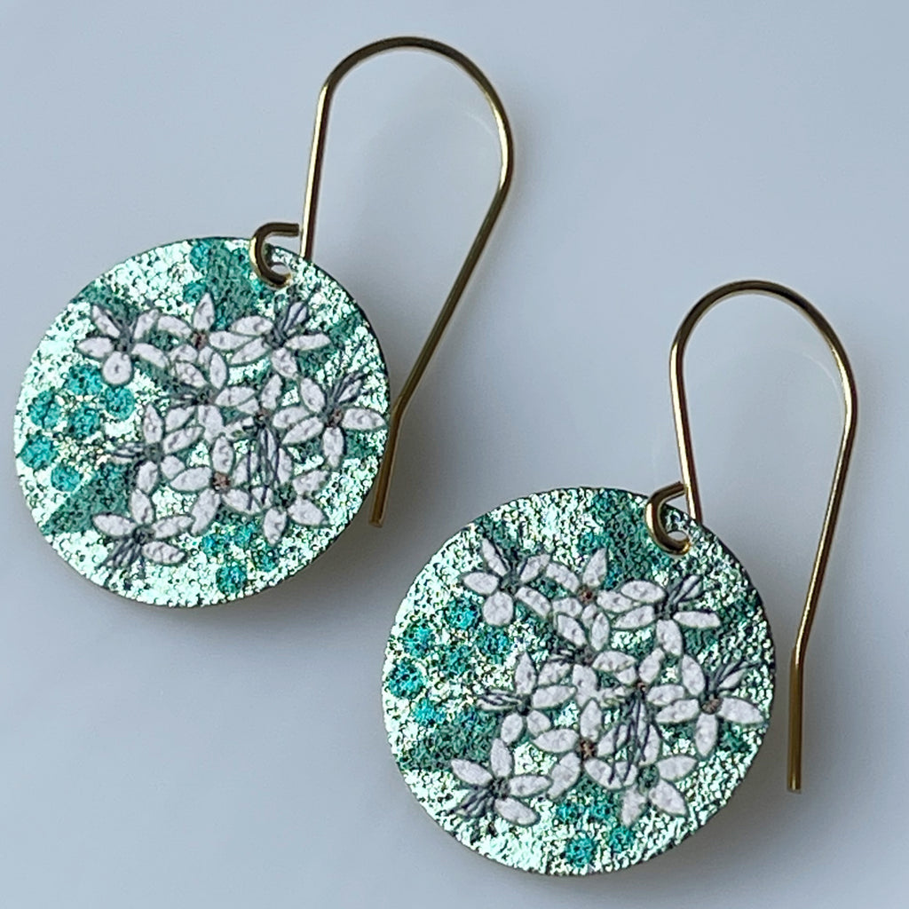 ORIGINALS ‘Patterned Discs JC’ - Riceflowers Teal