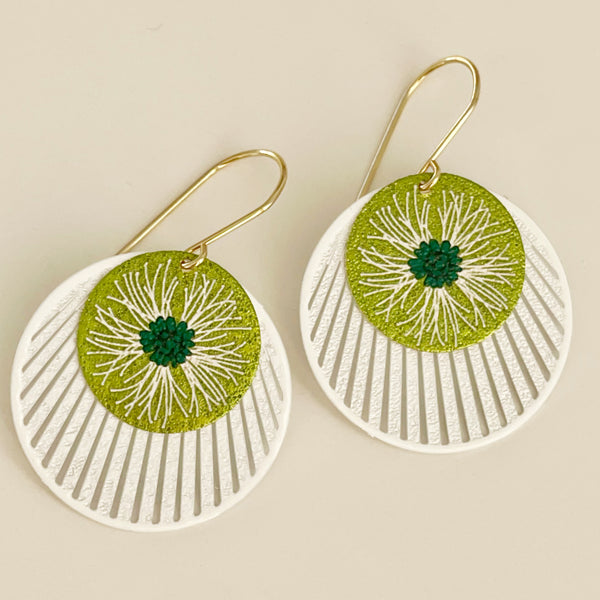 ‘Vintage’ JC Paper Bark Flowers Green