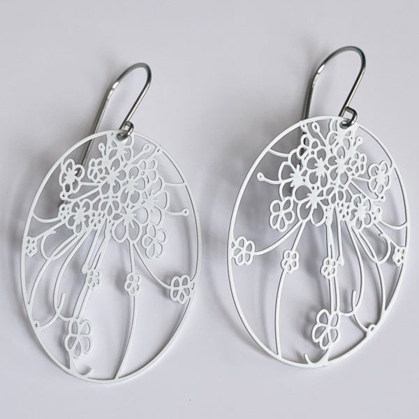 ‘Meadow Ovals’ in white