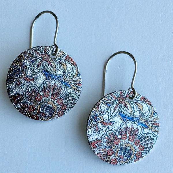 ‘Patterned Discs’ - Exotic in silver