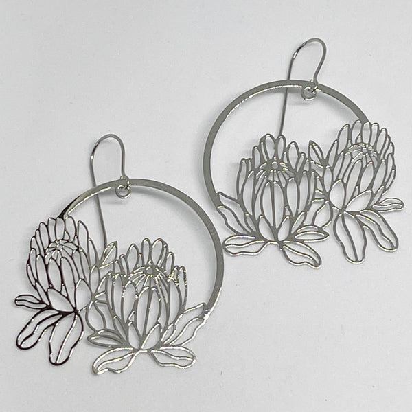 ‘Protea’ in silver