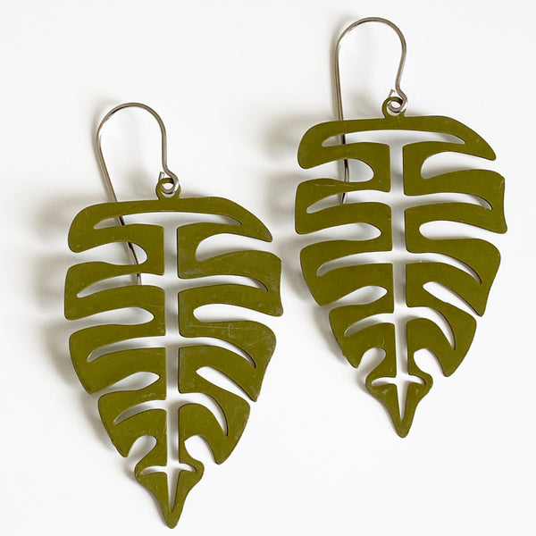 ‘Jurassic Leaves’ in Olive