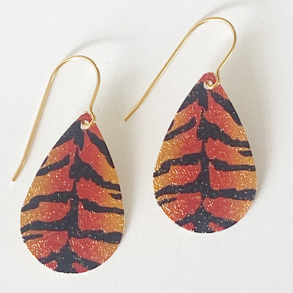 ‘Patterned Teardrops’ -  Tiger