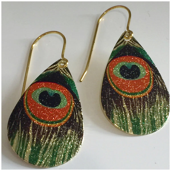 ‘Patterned Teardrops’ - Peacock