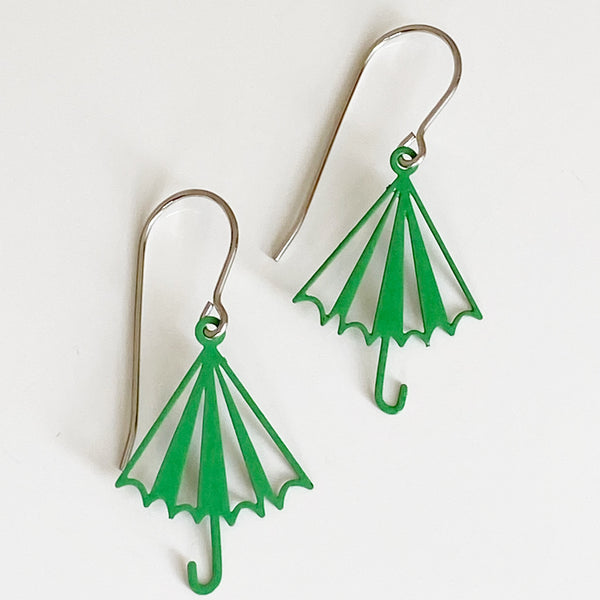 ‘Umbrellas’ in Green
