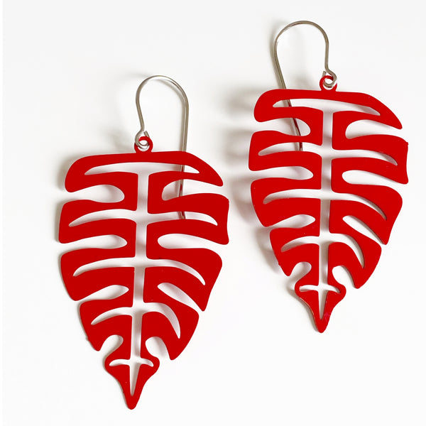 ‘Jurassic Leaves’ in Red
