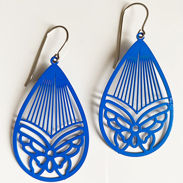 ‘Butterfly drops’ in Ocean Blue