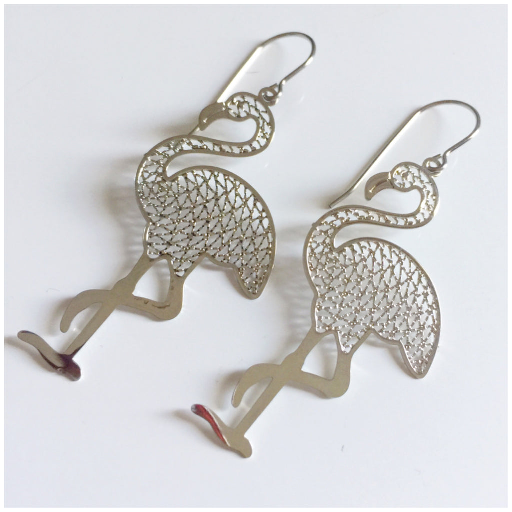 ‘Flamingos’ in silver